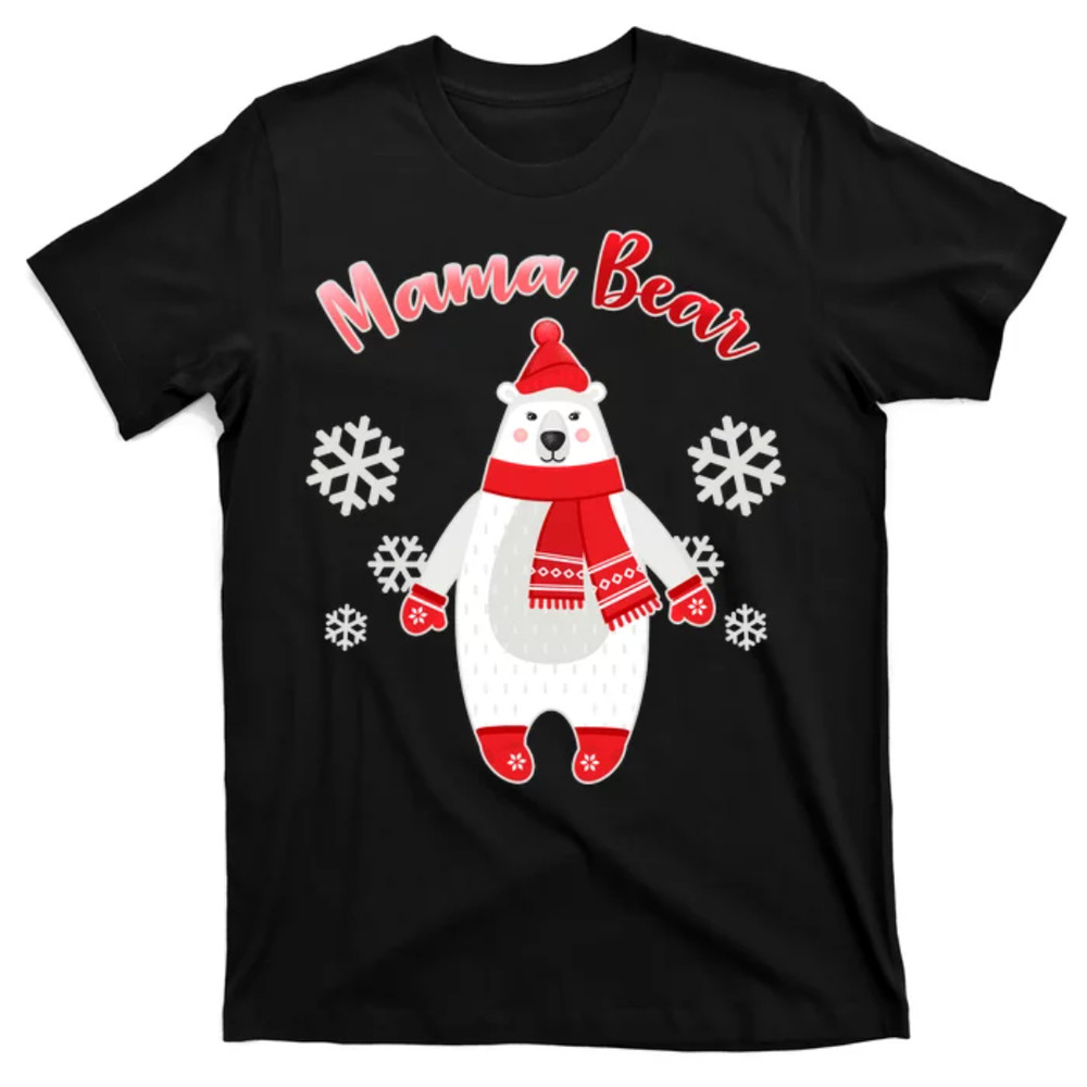 TeeShirtPalace Christmas Mama Bear T-Shirt.jpg