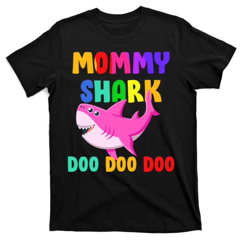 TeeShirtPalace Colorful Mommy Shark Doo Doo Doo T-Shirt.jpg