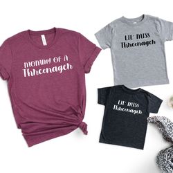 mommy and daughter matching shirts, threenager shirt, girl mama gift t-shirt, mom and me shirt, mother and baby tshirt,