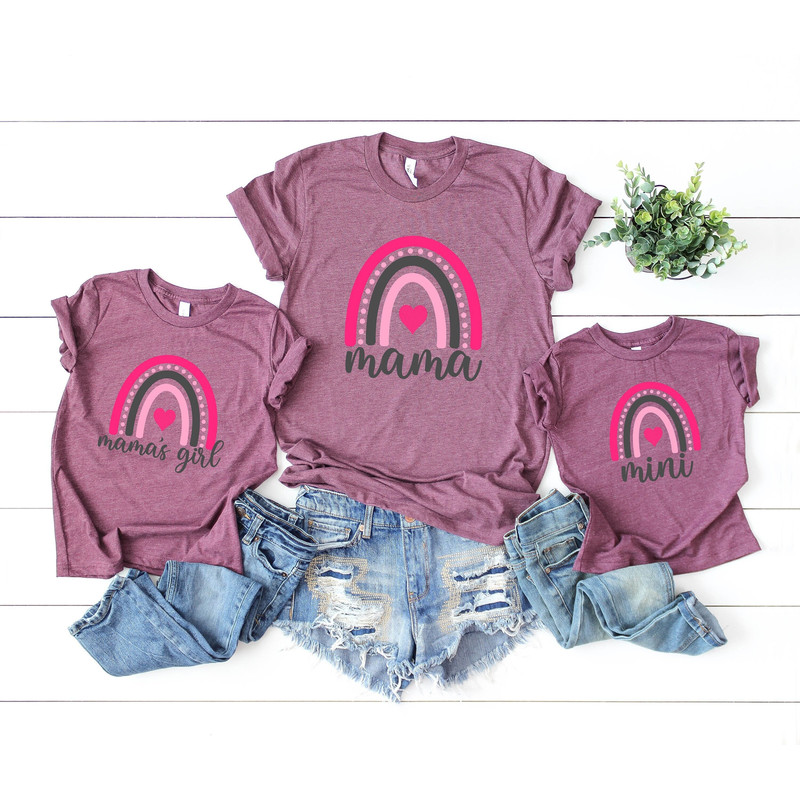 Rainbow Mama Shirt, Blessed Mama, Mother's Day Gift, Mother Shirt, Mama Shirt, Boho Rainbow Shirt for Mother, Cute Shirt for Mother.jpg