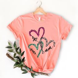 wife mom nana est shirt, personalized wife mom nana shirt, custom name shirt, mothers day shirt, custom shirt for mom, k