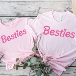 besties couple shirt, besties shirt, besties matching shirt, mother and me shirt, friends shirt, heart shirt, couple shi