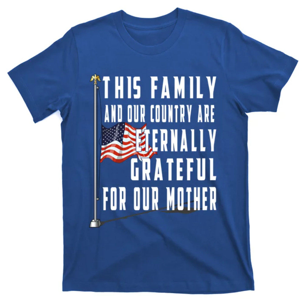 TeeShirtPalace Memorial Day Half Staff American Flag Honor Fallen Mother Gift T-Shirt.jpg