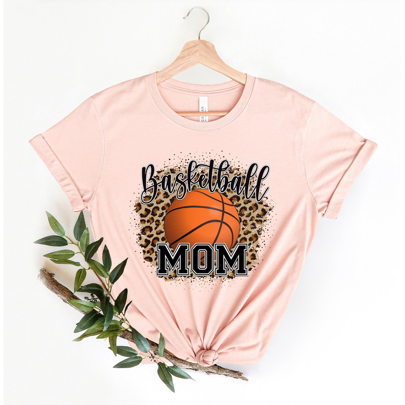 Basketball Mom Shirt, Basketball Mom Leopard Shirt, Game Day Mom Shirt, Gift For Basketball Mom, Happy Mothers Day Shirt, Mothers Day Shirt 2.jpg