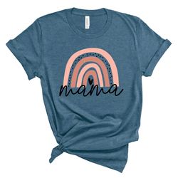 mama rainbow shirt,mothers day gift shirt,gift for mom,mom shirt,trendy mom tshirts,new mom gift,baby announcement shirt