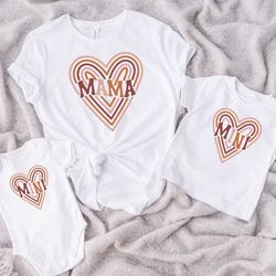 mothers day mama shirt, mini mothers day shirt, first mothers day shirt, rainbow mama shirt, rainbow mini shirt, mama mi