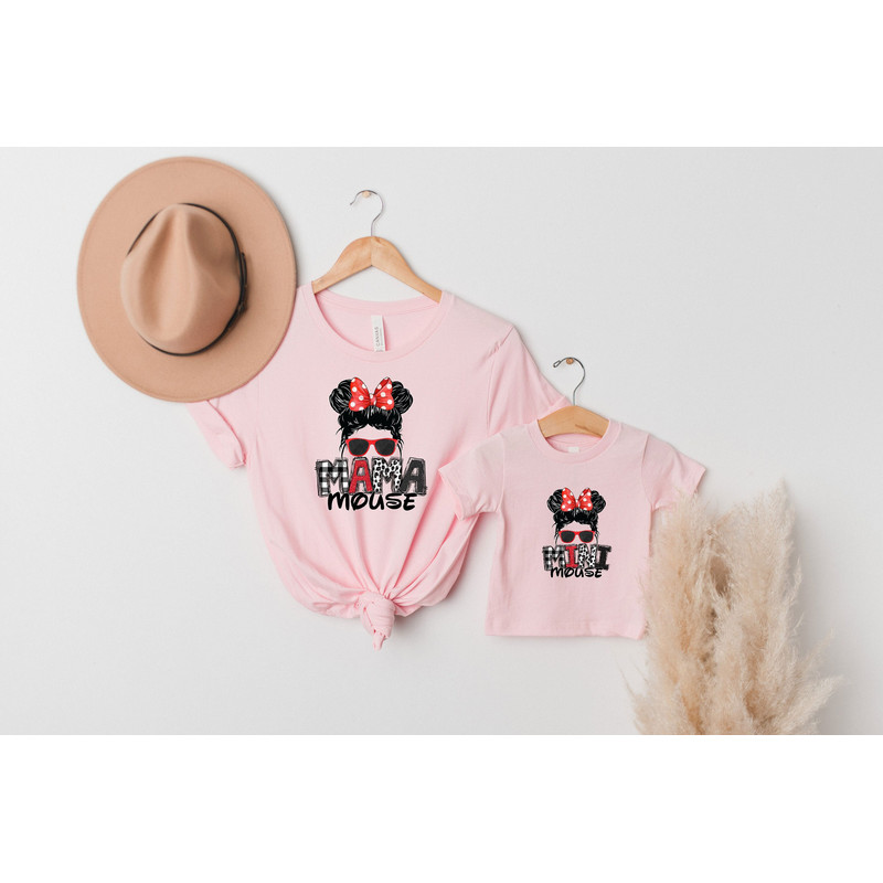 Disney Mama Mouse Mini Mouse Shirt, Minnie Mama Mini Matching Shirt, Mom and Kids Shirt, Mothers Day Shirt, Disney Family Shirt.jpg