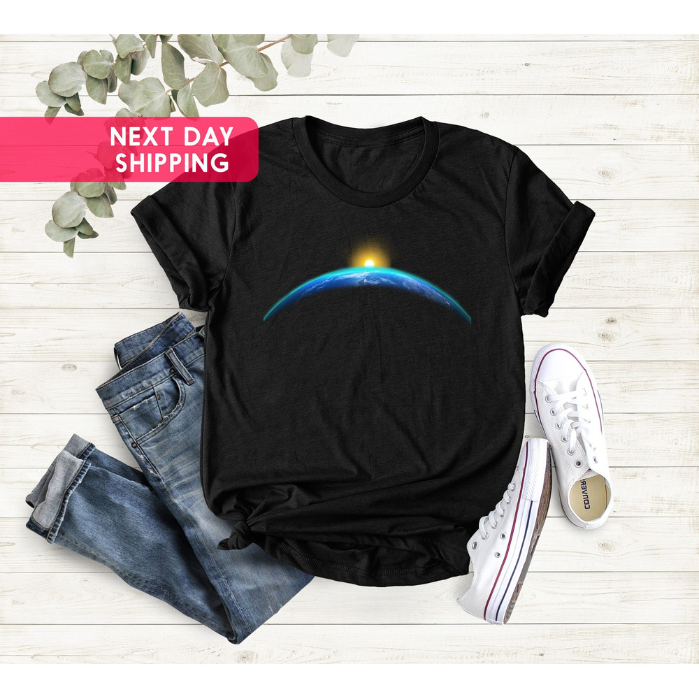 Men's A New Dawn T-Shirt, The Earth and The Sun T-shirt,Science Shirt, Fathers Day Shirt, Gift For Dad, Nature,Celestial Shirt, Husband Gift.jpg