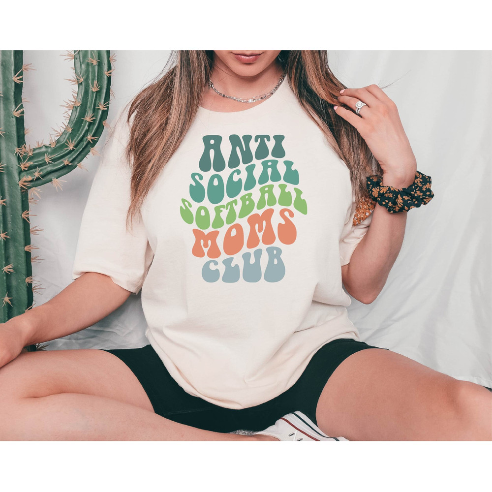Anti Social Softball Moms Club Shirt, Softball Mama Tee, Mother Day Gift Shirt, Cute Gift For Mother Tee, Cool Moms Club Shirt.jpg