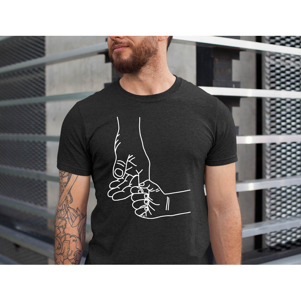 Custom Dad And Sons Fist Shirt, Dad Name and Son Name Shirt, Dad Son Matching Tee, Family Matching Outfits, Fathers Day Gift, Gifts for Dad.jpg