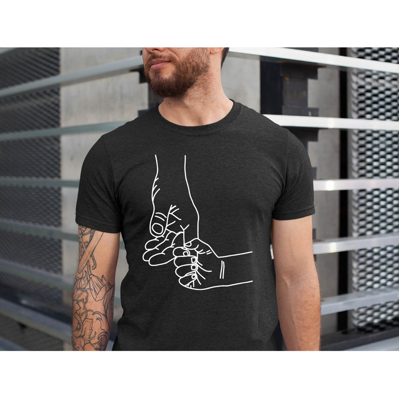 Custom Dad And Sons Fist Shirt, Dad Name and Son Name Shirt, Dad Son Matching Tee, Family Matching Outfits, Fathers Day Gift, Gifts for Dad.jpg