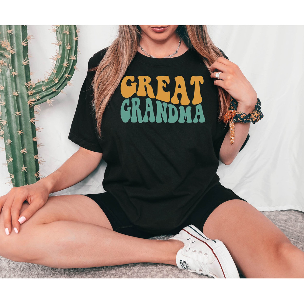 Great Grandma Shirt, Grandma Gift Tshirt, Mother's Day Grandma Gift Tee, New Grandma Gift Tshirt, Retro Grandma Tee.jpg