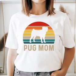 pug mom shirt, pug mom gift, dog lover tee, dog t-shirt, pug owner shirt, pet lover tee, dog parent gift, pug mom dog, p