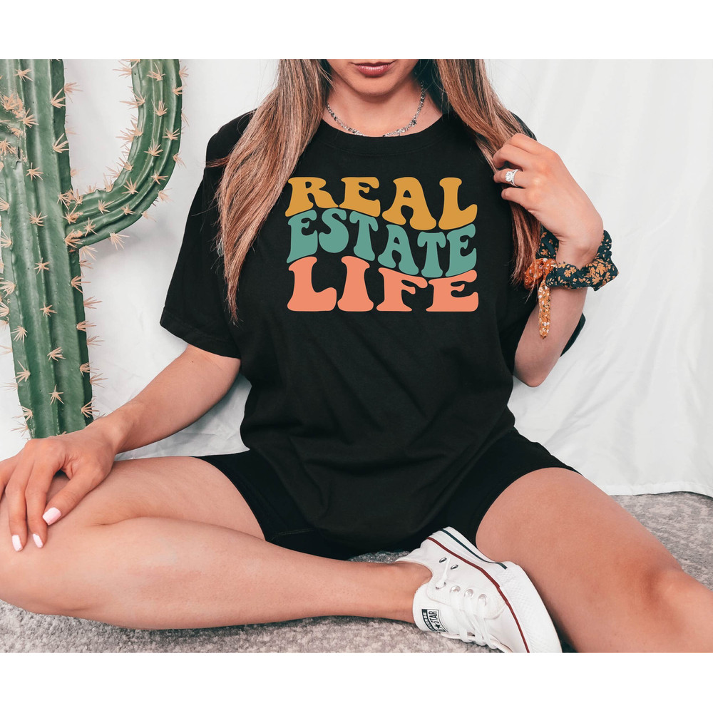 Realtor Estate Life Shirt, Retro Real Estate Shirt, Estate Shirt, Realtor Women Shirt, Real Estate Marketing T-Shirt, Real Estate Gift Tee.jpg