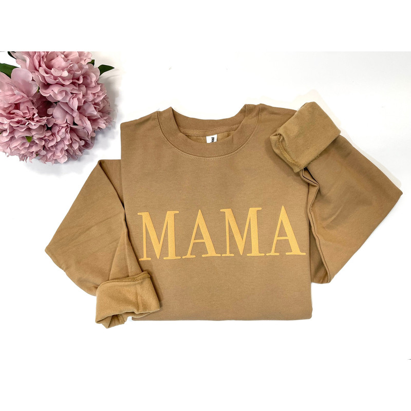Embossed, Mama Sweatshirt, Gift for Mom, Mom Sweatshirt, Mom life, Gift for New Mom, Mother's Day Gift, Gift for Wife, Coming Home Outfit.jpg