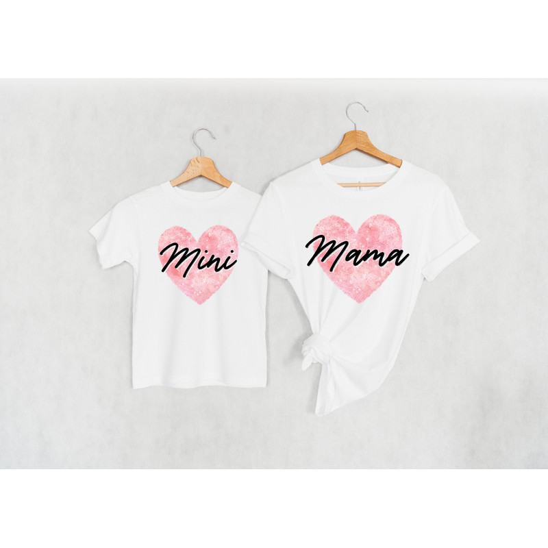 mommy and me valentines shirt- mom and daughter shirt  - Matching valentines shirt - buffalo plaid heart shirt - mommy and me.jpg