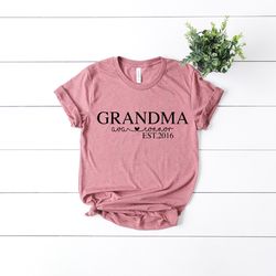 mothers day gift, gift for grandma, mothers day shirt, personalized gift for mom, personalized mothers day gift, womens