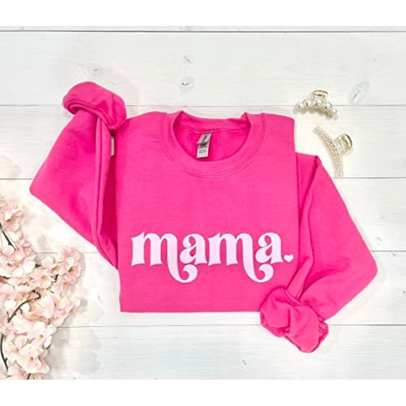 Retro Mama Sweatshirt, Mama Sweatshirt, Mothers Day Gift, Mom Life Shirt, New Mom Gift, Mama shirt, 1st mothers day gift, mom sweatshirt.jpg