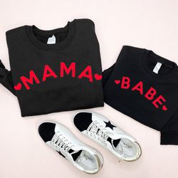 valentines day matching shirts, mama and mini shirt, mom and daughter matching shirt, mom and daughter shirt, mommy and