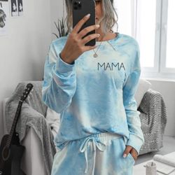 tie dye set, tie dye sweatsuit, mothers day gift, custom mothers day gift, mothers day shirt, tie dye shirt, gift for mo