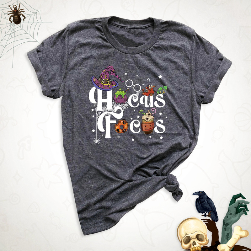 Halloween Hocus Focus Shirt, Witch Stuff Halloween Shirt, Halloween Party Shirt, Scary Halloween Shirt, Witch Hat Shirt, Trick Or Treat Tee.jpg