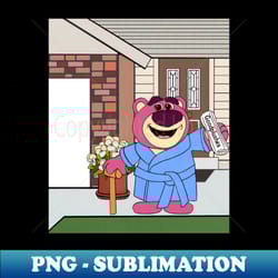 henry hill bear aka goodplushes - png sublimation digital download - capture imagination with every detail