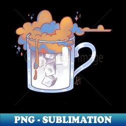 Dalgona Coffee - PNG Sublimation Digital Download - Perfect for Creative Projects