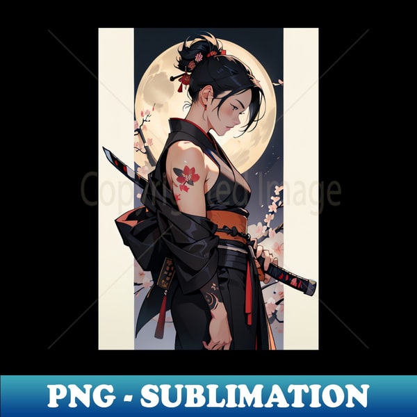 female ronin - PNG Transparent Digital Download File for Sub - Inspire ...