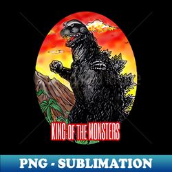 GODZILLA KING of the MONSTERS - Stylish Sublimation Digital Download - Boost Your Success with this Inspirational PNG Download