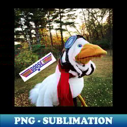 goose puppet top gun - exclusive png sublimation download - spice up your sublimation projects