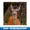 Cute Blacktail Deer Smile - Unique Sublimation PNG Download - Unleash Your Inner Rebellion