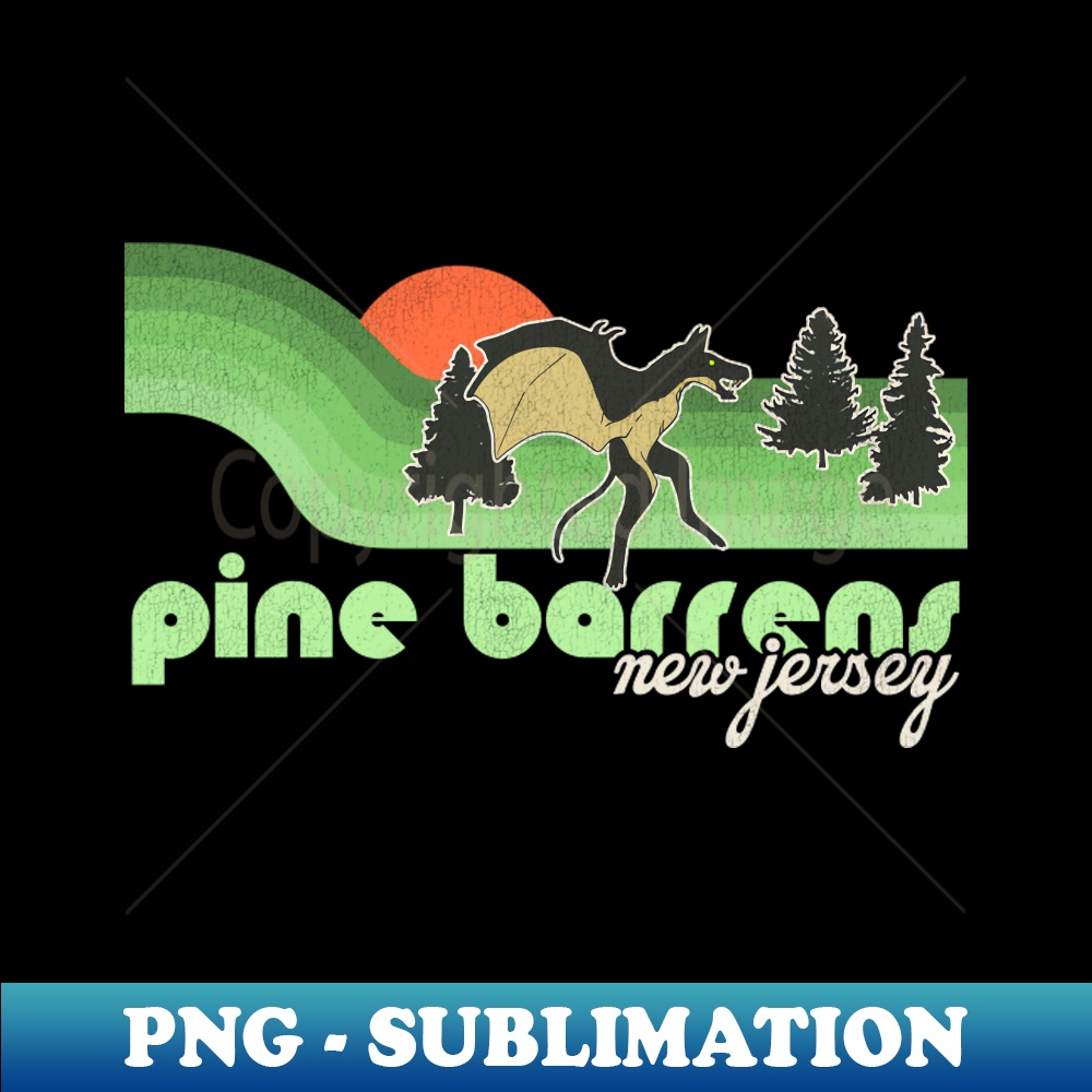 Visit The Pine Barrens NJ - Exclusive Sublimation Digital File