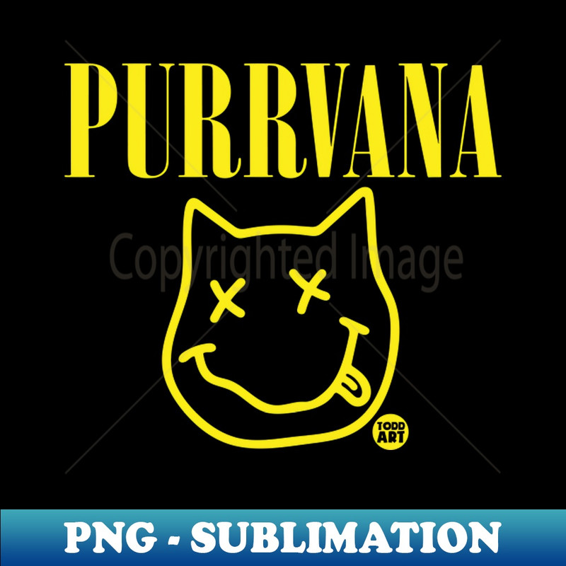 PURRVANA - Stylish Sublimation Digital Download