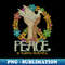 Peace is Always Beautiful - PNG Transparent Digital Download File for Sublimation