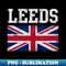 Leeds United Kingdom Union Jack England - Premium PNG Sublimation File
