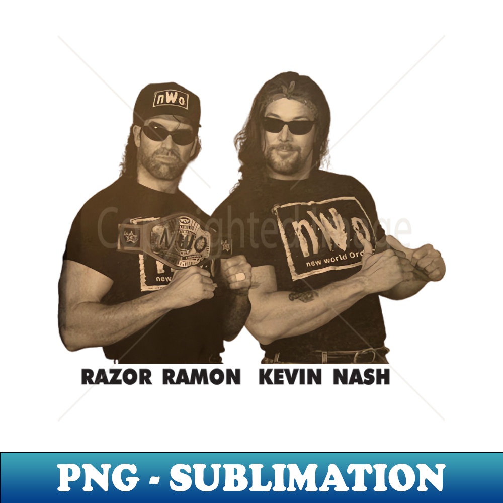 Kevin u0026 Razor Ramon - Signature Sublimation PNG File