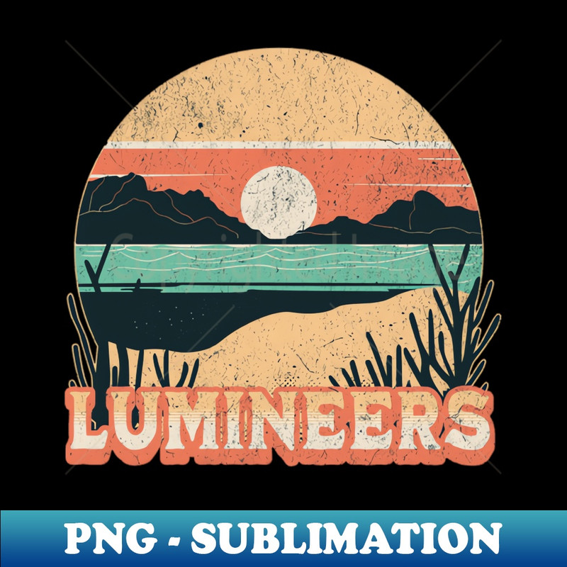 LUMI PARADISE BAND - Instant PNG Sublimation Download - Instantly Transform Your Sublimation Projects