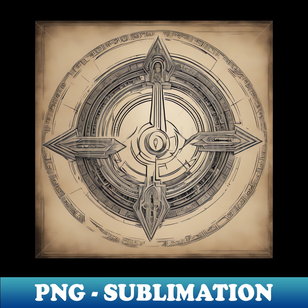 Compass Shirt - High-Quality PNG Sublimation Download - Fashionable and Fearless