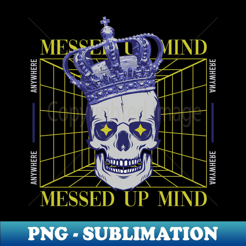 Messed up mind streetwear y2k - Aesthetic Sublimation Digital File - Unlock Vibrant Sublimation Designs