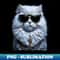 Cool Fashionista Persian Cat wearing Sunglasses - Unique Sublimation PNG Download - Instantly Transform Your Sublimation Projects