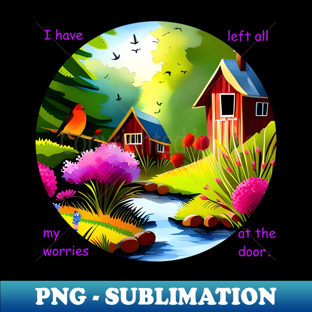 Relaxation and sleep mantra - Special Edition Sublimation PNG File - Perfect for Creative Projects