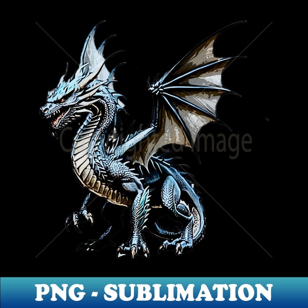 Blue Nebula Guardian - Artistic Sublimation Digital File - Transform Your Sublimation Creations