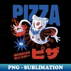 pizza kong japanese monster kaiju food i love pizza - high-quality png sublimation download