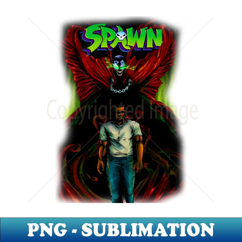 Al Simmons - Spawn - Decorative Sublimation PNG File | Inspire Uplift
