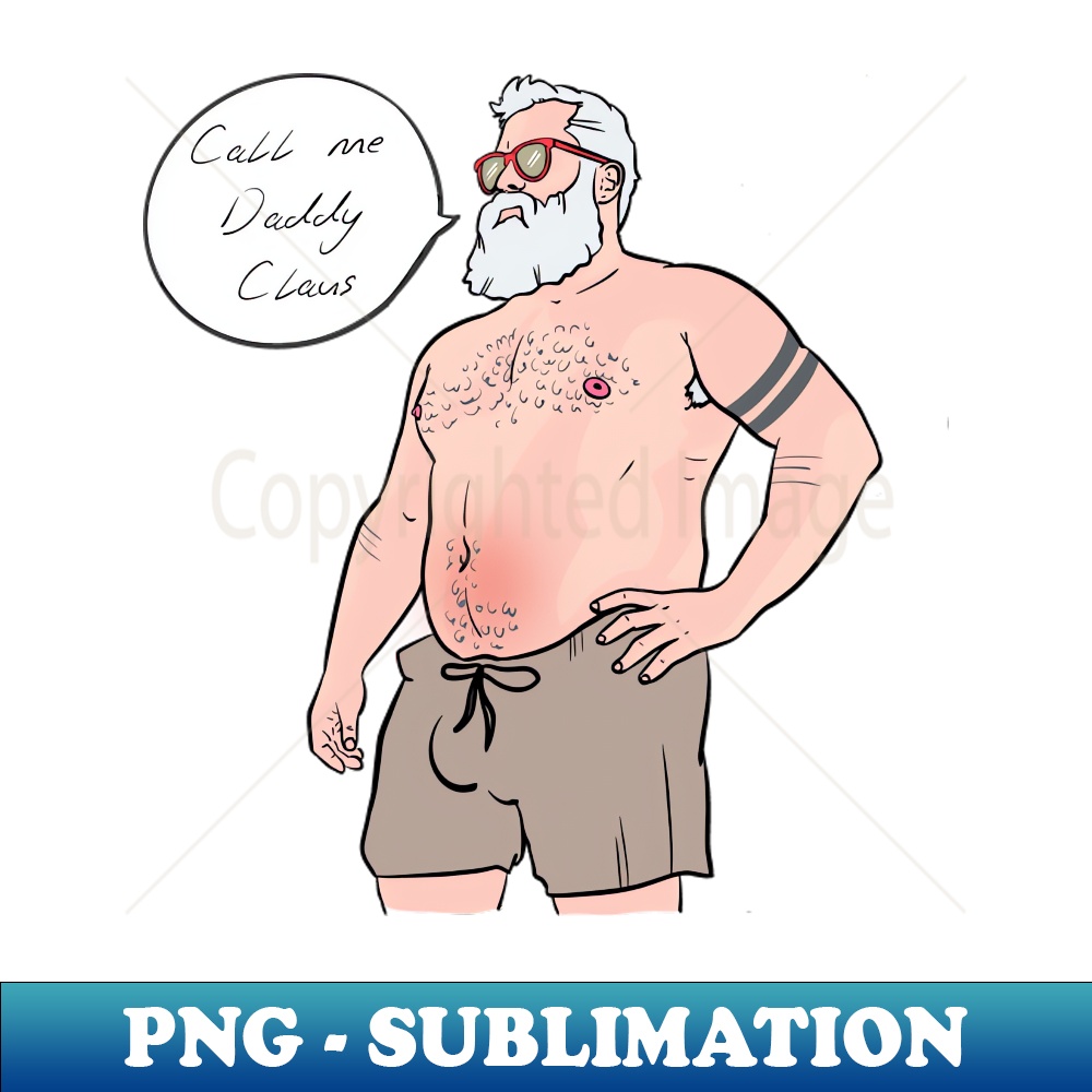 Santa Daddy - Elegant Sublimation PNG Download - Boost Your Success with this Inspirational PNG Download