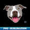 Pit Bull Grey - Aesthetic Sublimation Digital File - Perfect for Sublimation Mastery