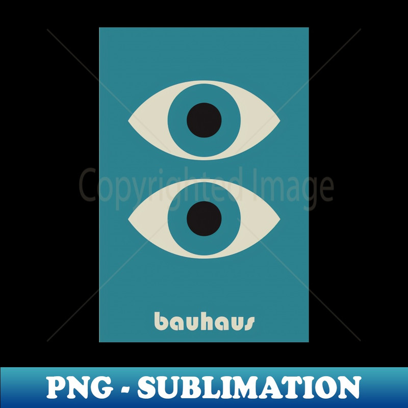 Bauhaus 107 - PNG Transparent Sublimation File - Enhance Your Apparel with Stunning Detail