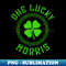 One Lucky Morris Irish Family Four Leaf Clover - Trendy Sublimation Digital Download - Perfect for Personalization