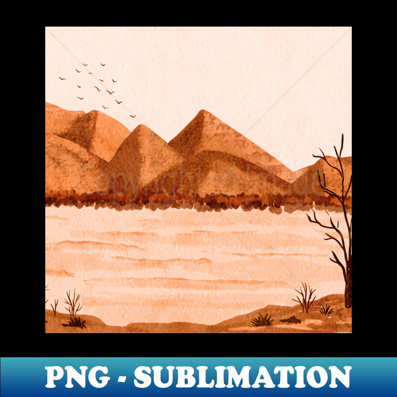 Savannah Watercolor - Unique Sublimation PNG Download - Perfect for Creative Projects