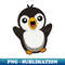 Cute Penguin - Exclusive PNG Sublimation Download - Perfect for Sublimation Art